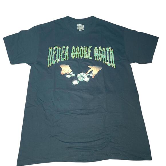 Never Broke Again Graphic Tee - Size LG - Picture 1 of 4